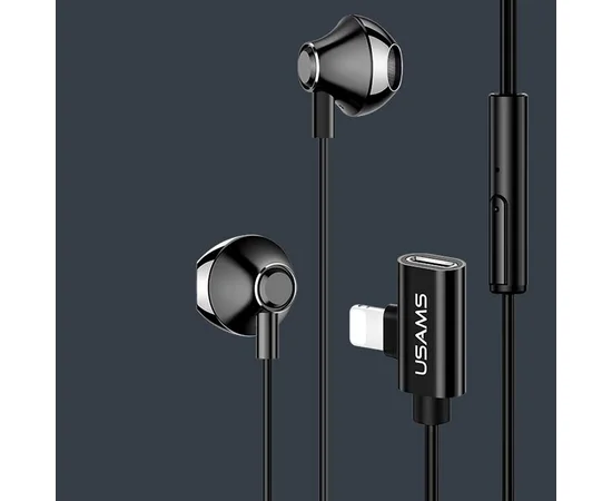 Наушники Usams EP-32 с разьемом Lightning Черный