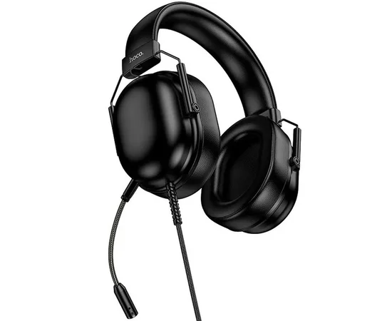 Накладные наушники Hoco W113 Dynamic (USB7.1+3.5mm/2m) Black