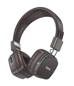 Накладні бездротові навушники Hoco W56 Earl Brown