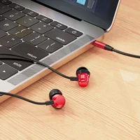 Наушники Borofone BM62 Prosperity universal Midnight red