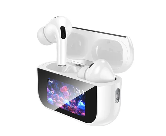 Беспроводные TWS наушники Hoco EW79 Bright with Touch Screen ANC White