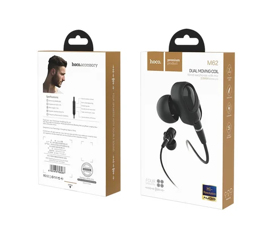 Стерео Наушники Hoco M62 Черный