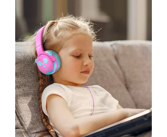 Наушники Hoco W31 Childrens Розово-голубой
