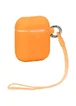 Силиконовый футляр Luminescent series для наушников AirPods Оранжевый / Orange