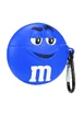 Силиконовый футляр M & M`s с карабином для наушников AirPods2 Синий