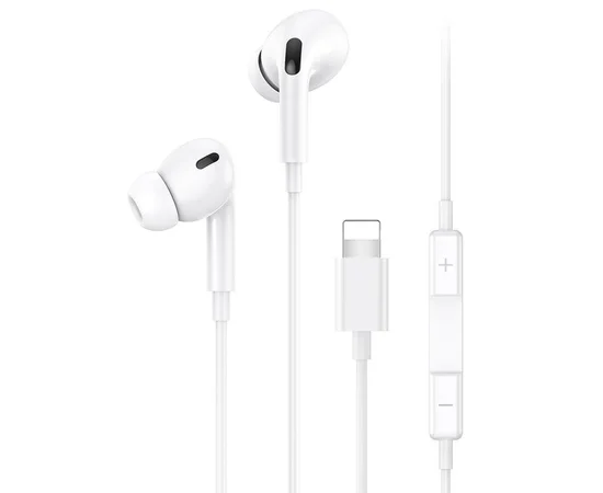Наушники Usams EP-41 Lightning с микрофоном Белый