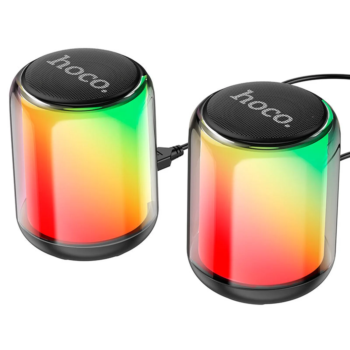 Bluetooth Колонка Hoco BS56 Colorful 2in1 Black