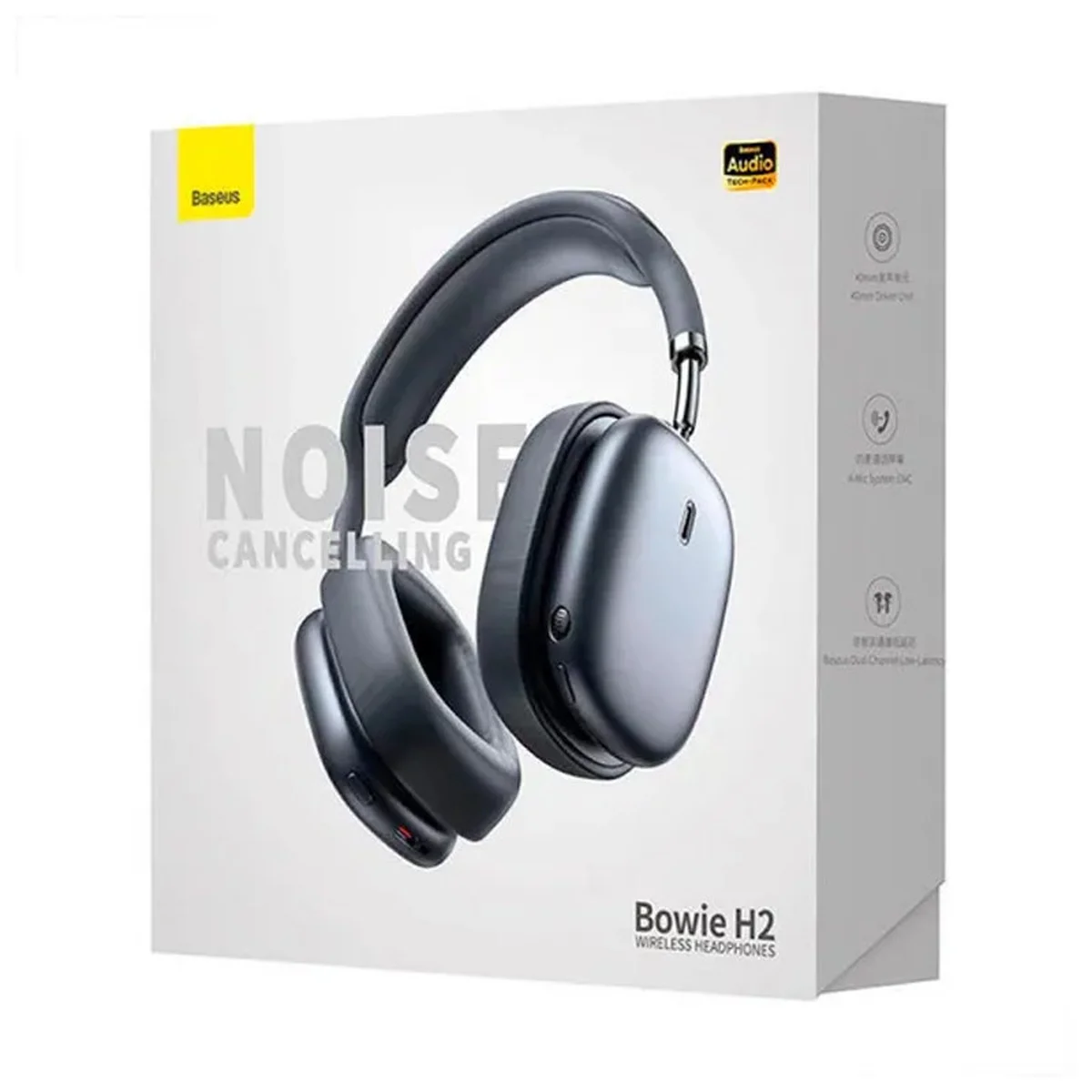 Накладные беспроводные наушники Baseus Bowie H2 (NGTW260001) Gray