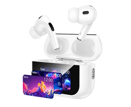 Беспроводные TWS наушники Hoco EW79 Bright with Touch Screen ANC White