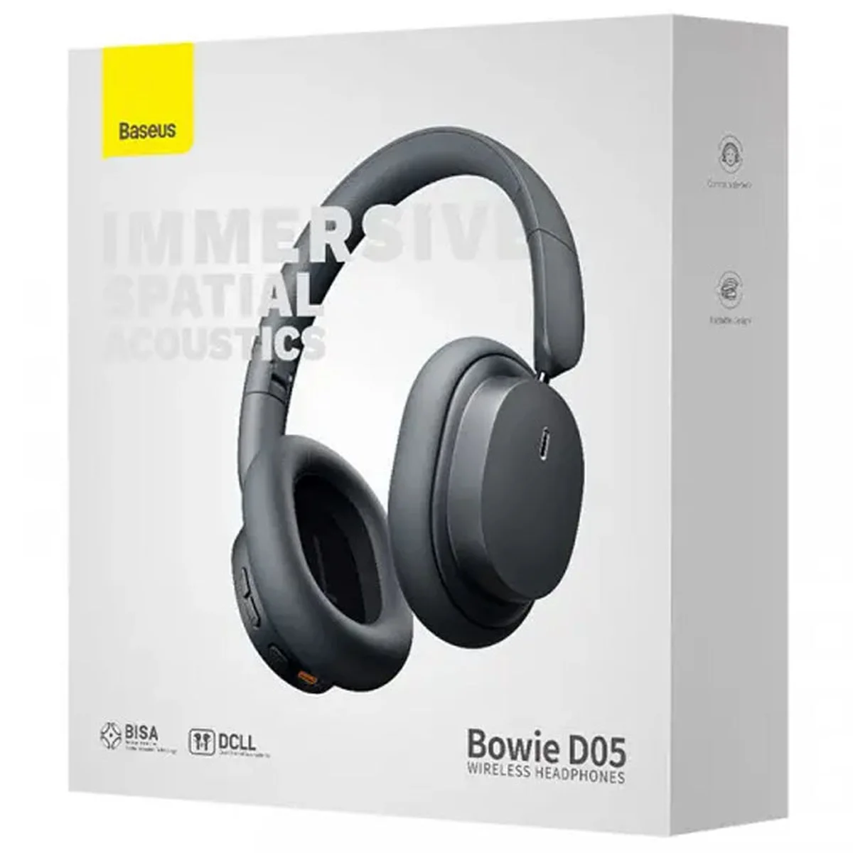 Накладні бездротові навушники Baseus Bowie D05 Wireless Headphones (NGTD02021) Cluster Black