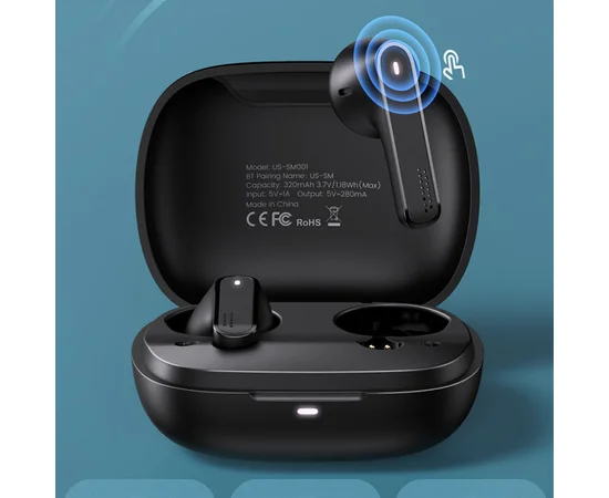 Беспроводные TWS наушники USAMS-SM BT 5.0 Черный