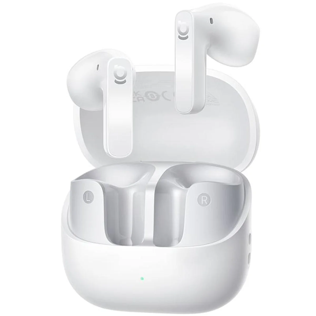 Беспроводные TWS наушники Baseus Bass BS1 Adaptive ANC (A00101) Moon White