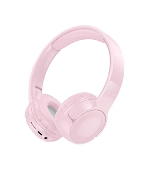 Накладные беспроводные наушники BOROFONE BO32 Show Pink