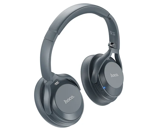 Накладные беспроводные наушники Hoco W37 Sound Active Noise Reduction Smoky blue