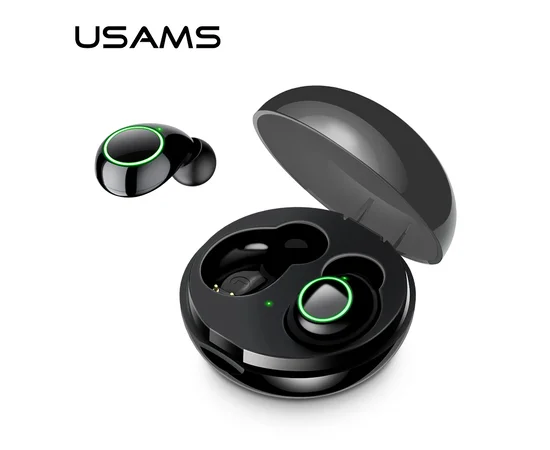 Беспроводные Bluetooth наушники USAMS-LI (сенсорная кнопка) Черный