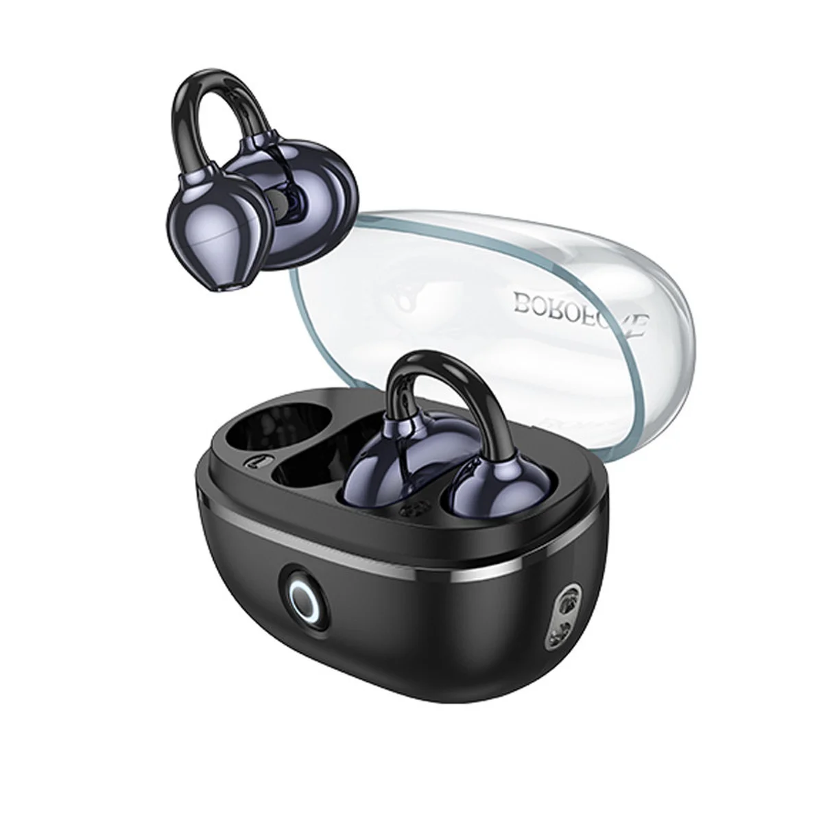 Беспроводные TWS наушники BOROFONE FQ5 Spirit clip-on Black