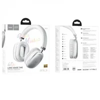Bluetooth навушники HOCO W35 Срібний