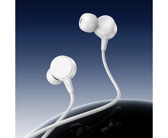 Наушники Borofone BM94 Sonar universal (Type-C/1.2m) White