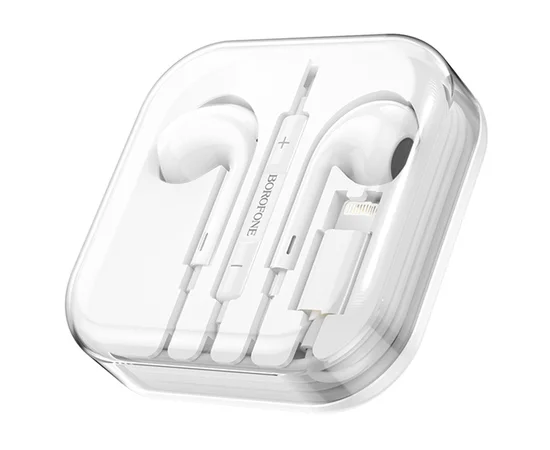 Наушники Borofone BM30 Max Lightning Белый