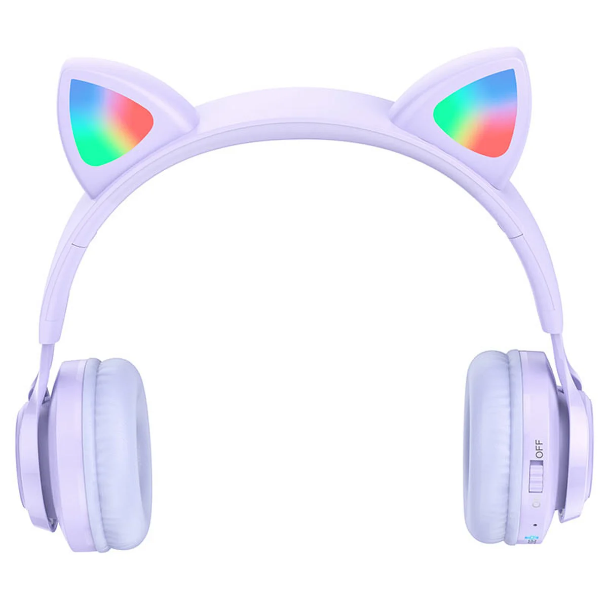 Наушники Hoco W39 Cat ear Purple