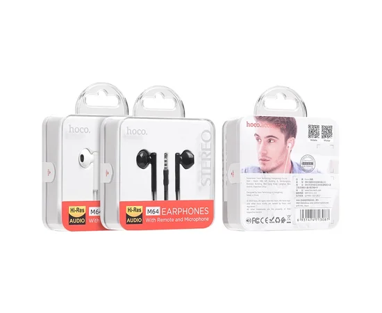 Стерео Наушники Hoco M64 Черный