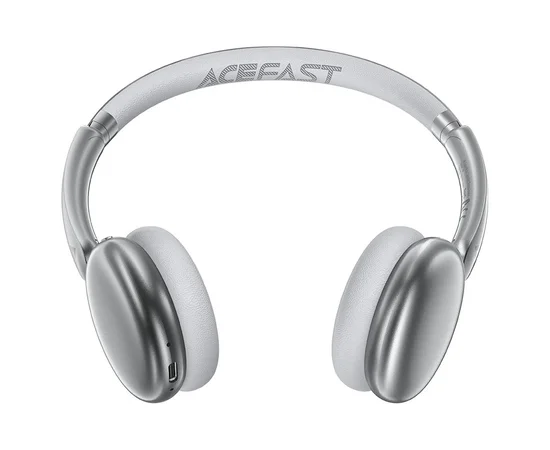 Накладні бездротові навушники Acefast H8 ANC Silver