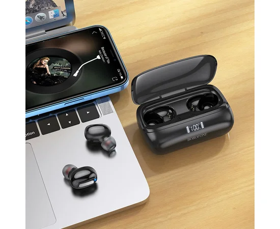 Bluetooth наушники Borofone BE55 Черный