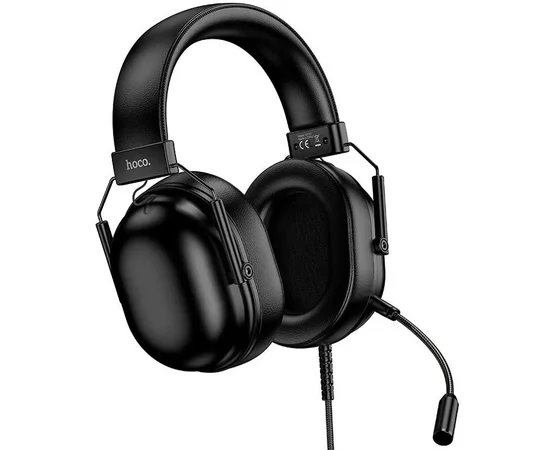 Накладные наушники Hoco W113 Dynamic (USB7.1+3.5mm/2m) Black