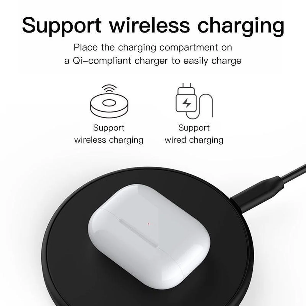 Беспроводные наушники Air Pro 1/1 Белый