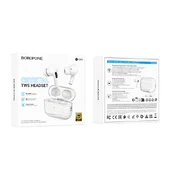 Беспроводные TWS наушники BOROFONE BW84 Dream White