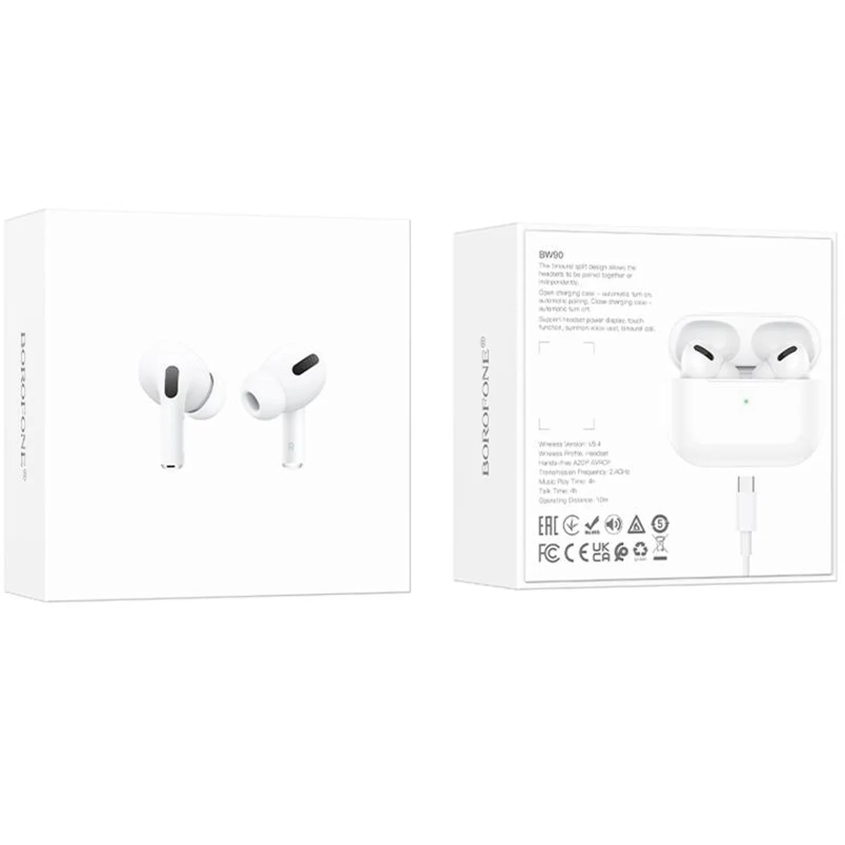 Бездротові TWS навушники BOROFONE BW90 White