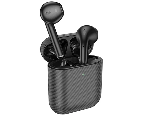 Беспроводные TWS наушники Hoco EW41 Plus (carbon fiber pattern version) Black