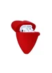 Силиконовый футляр Lucky Heart series для наушников AirPods2 + кольцо Красный