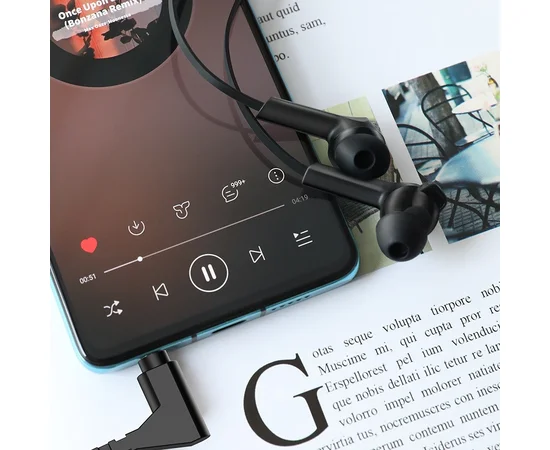 Стерео Наушники Hoco M72 with microphone Черный