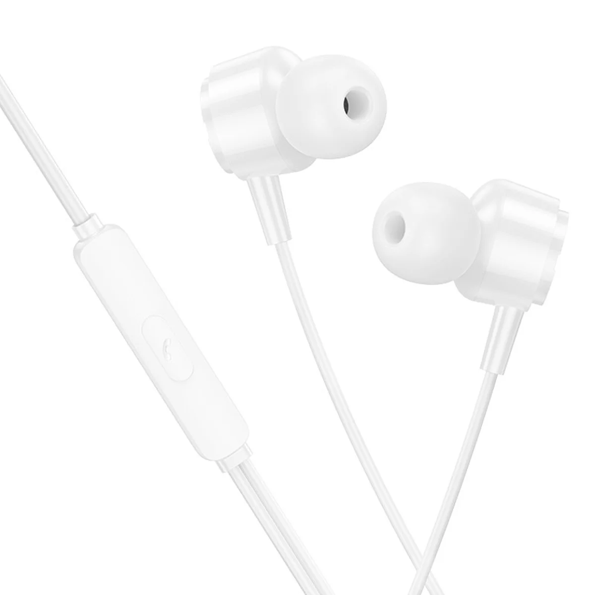 Наушники Borofone BM94 Sonar universal (Type-C/1.2m) White