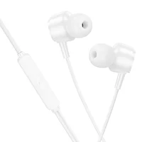 Наушники Borofone BM94 Sonar universal (Type-C/1.2m) White