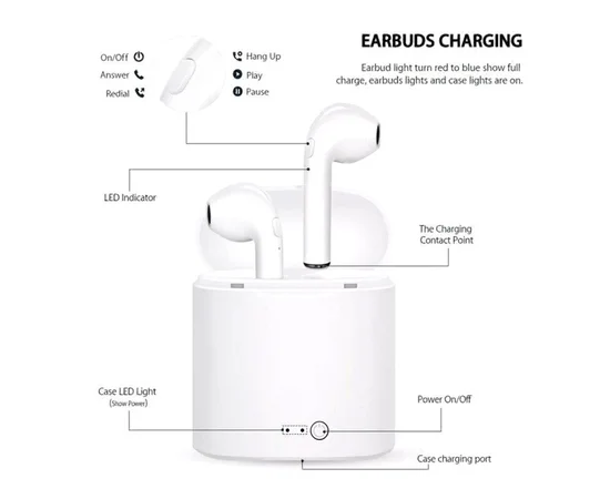 Беспроводные наушники Air Mini Белый