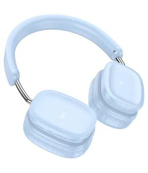Накладні бездротові навушники Hoco W51 Delightful Blue