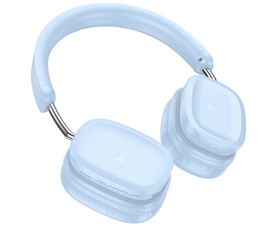 Накладні бездротові навушники Hoco W51 Delightful Blue