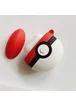 Силиконовый футляр Pokemon series для наушников AirPods Pro + кольцо Покебол/Красно-белый