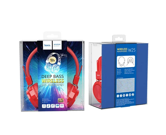 Bluetooth наушники HOCO W25 Красный
