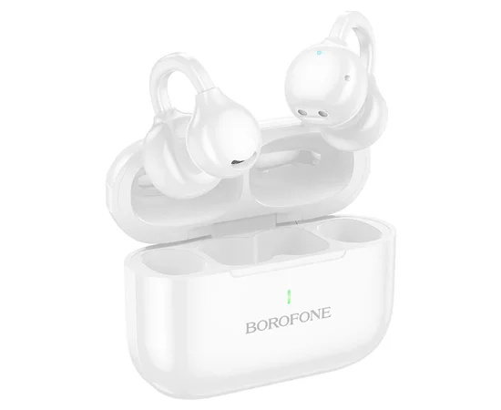 Бездротові навушники TWS Borofone BW95 Cancion clip-on White