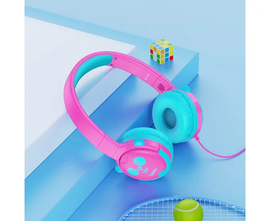 Наушники Hoco W31 Childrens Розово-голубой