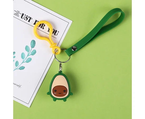 Силиконовый футляр Cute Charm для наушников AirPods Pro Avocado Kid / Зеленый