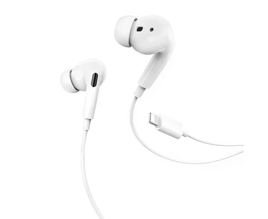 Стерео наушники Hoco M1 Pro Lightning Белый