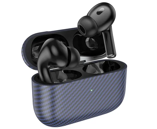 Беспроводные TWS наушники Hoco EW47 Plus (carbon fiber pattern version) Blue