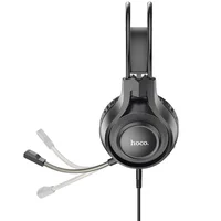 Накладные наушники Hoco W106 Tiger (3.5mm+3.5mm/1.8m) Black