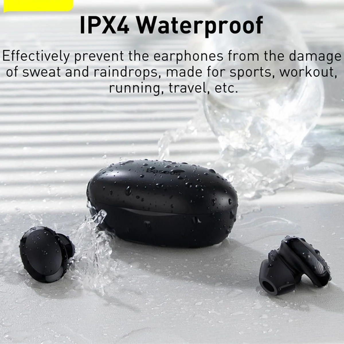 Bluetooth наушники Baseus W11 (NGTW06) Black