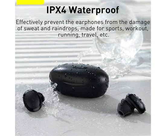Bluetooth наушники Baseus W11 (NGTW06) Black