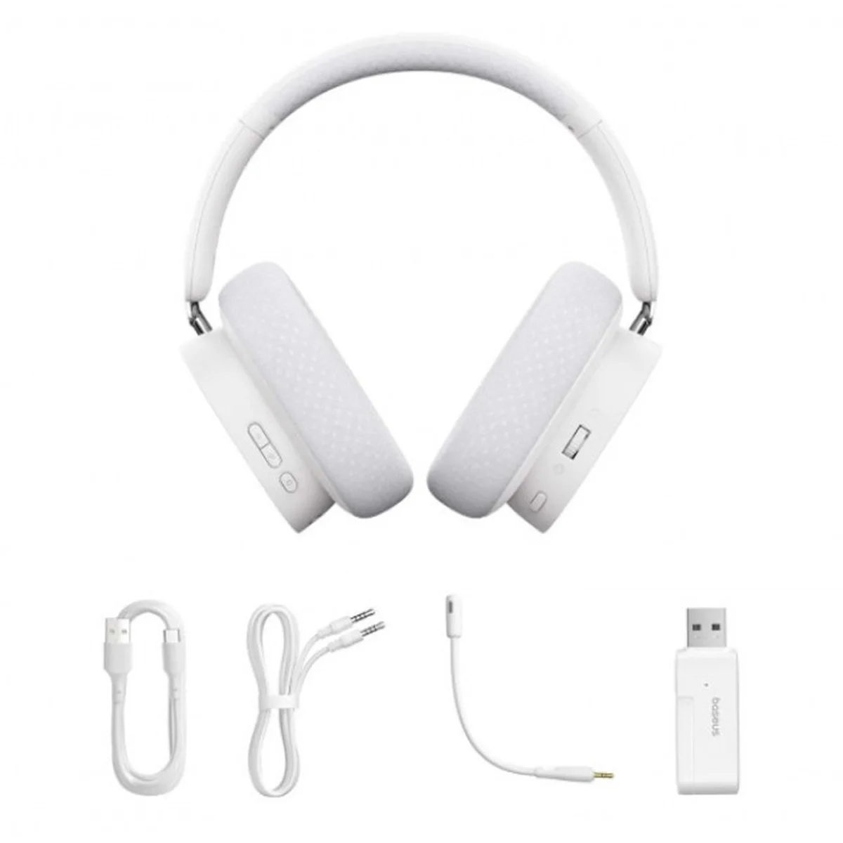 Накладные беспроводные наушники Baseus AeQur GH02 Gaming (A00050800) Moon White